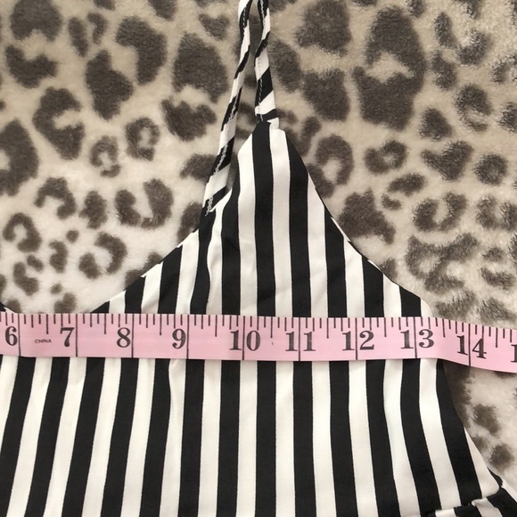 Private Boutique Label Black White Striped Cami Top Small Medium - Picture 7 of 17